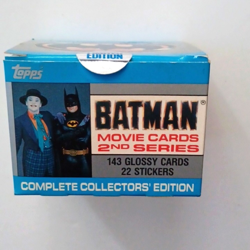1989 BATMAN Topps Batman Movie  COMPLETE BOXED CARD SET 2nd Series